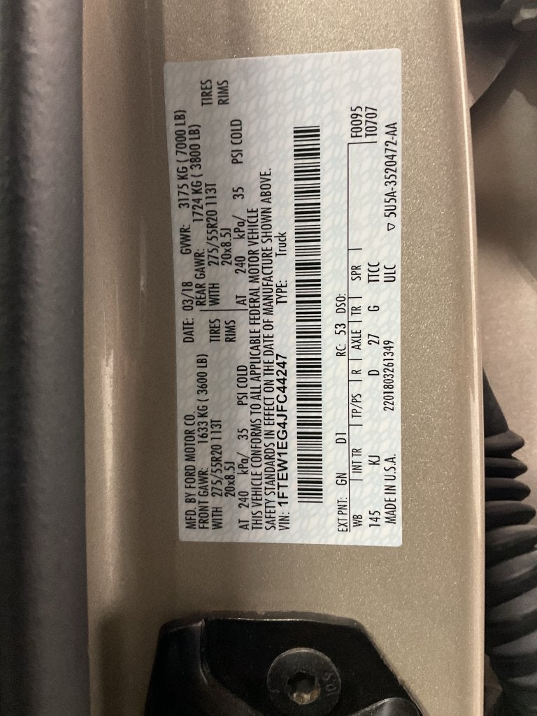 2018 Ford F-150 XL
