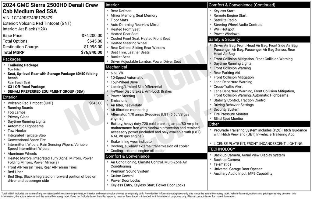 2024 GMC Sierra 2500 HD Denali