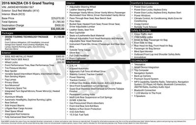 2016 Mazda Mazda CX-5 Grand Touring