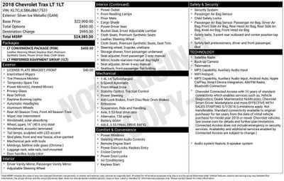 2018 Chevrolet Trax LT