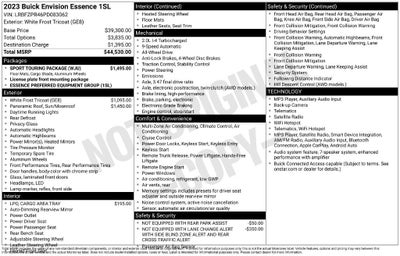 2023 Buick Envision Essence