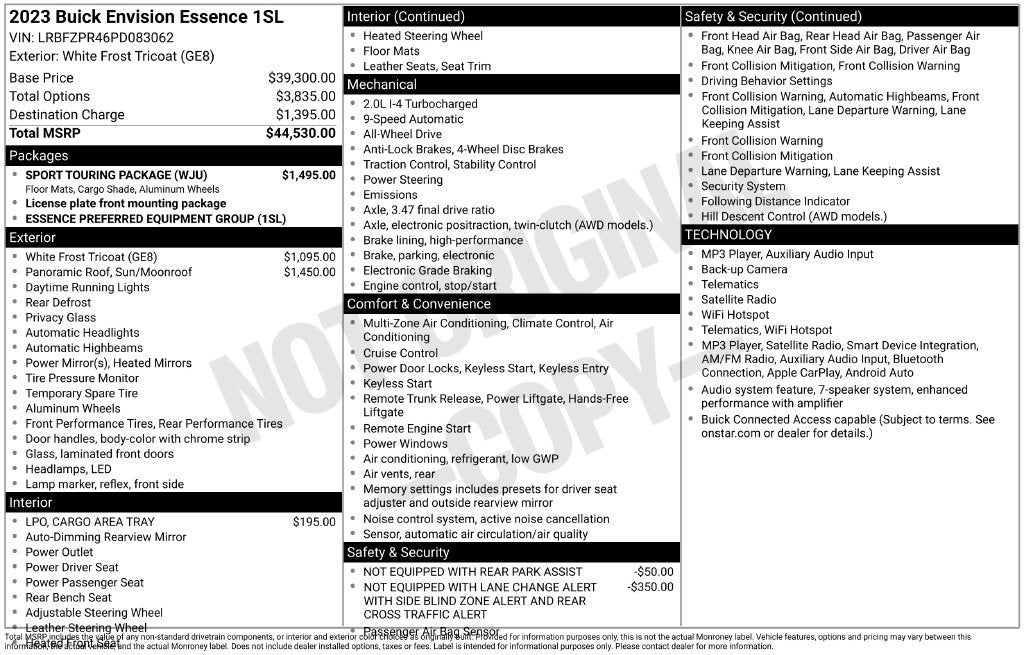 2023 Buick Envision Essence